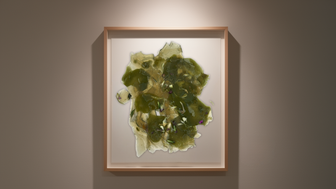 Organic matrix — biomaterial scan